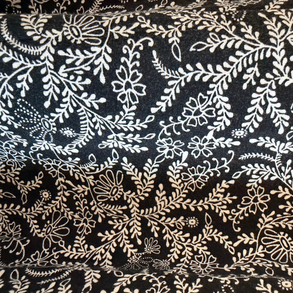 Old Navy Black and White Floral Midi Dress - Picture 3 of 5